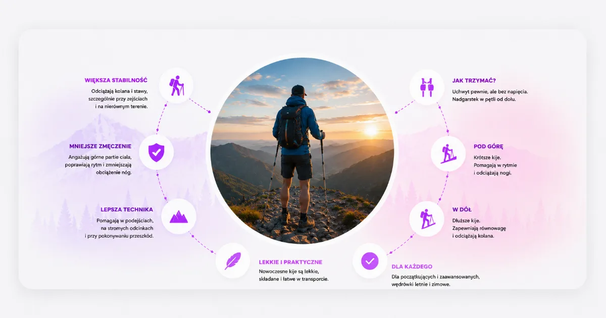 Kije trekkingowe – czy warto i jak ich używać