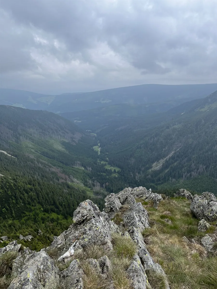 Zdjęcie szczytu Śnieżka (1603.00m) w paśmie Karkonosze