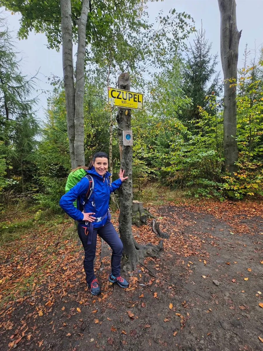 Zdjęcie szczytu Czupel (930.00m) w paśmie Beskid Mały