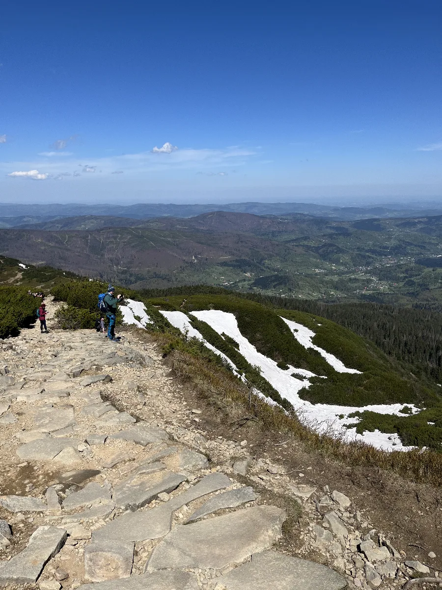 Zdjęcie szczytu Babia Góra (1725.00m) w paśmie Beskid Żywiecki